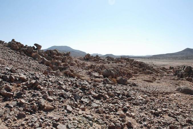 View south of confluence point