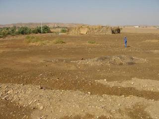 #1: A view of the Confluence from the nearby earth pile