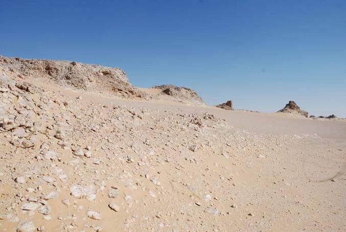 View east of confluence point