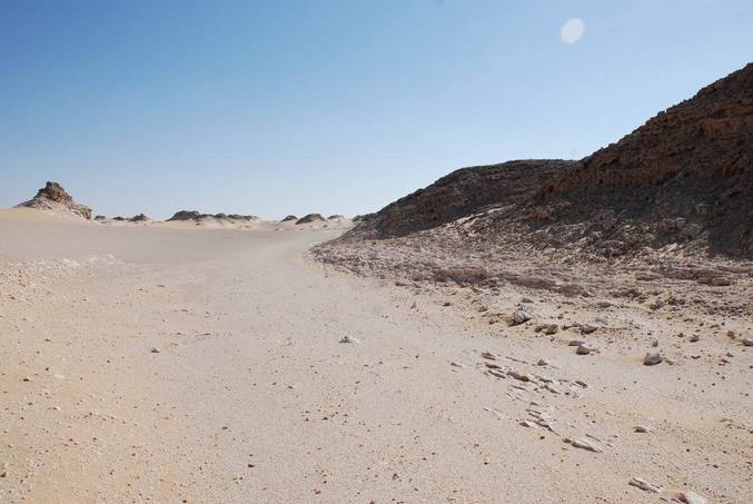 View south of confluence point