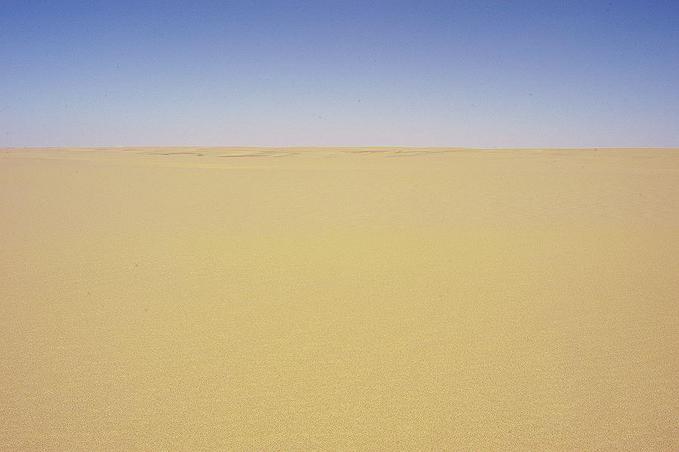 ... and to the West: just sand!