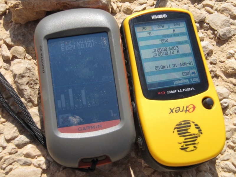 GPS' showing the coordinates
