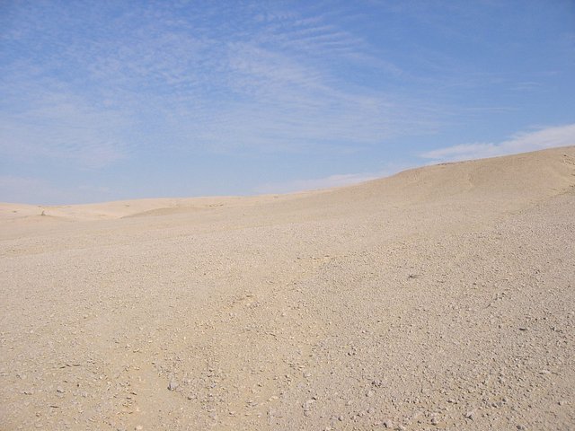 View south from point