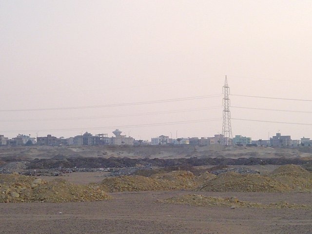 The Greenland Housing estate to the southwest of the Confluence.