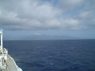 #1: Gran Canaria seen from the Confluence towards East