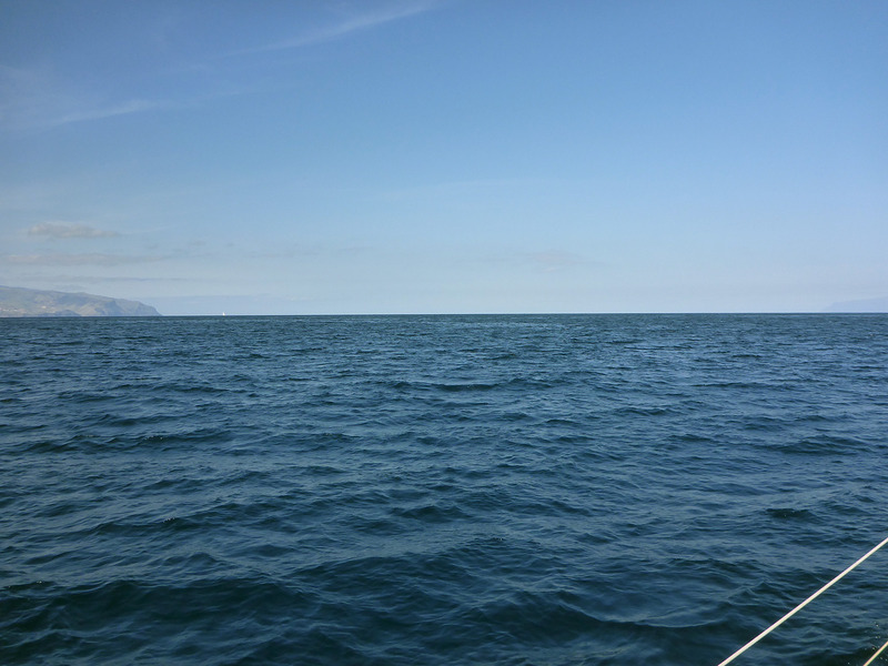 Looking north also with La Gomera in the picture