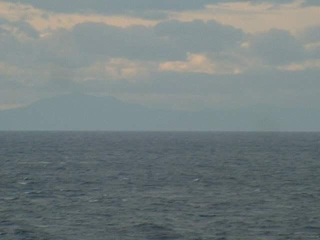 the Andalusian Sierras seen from the confluence