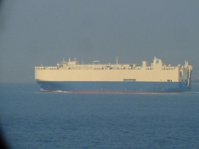 A car carrier from Korea