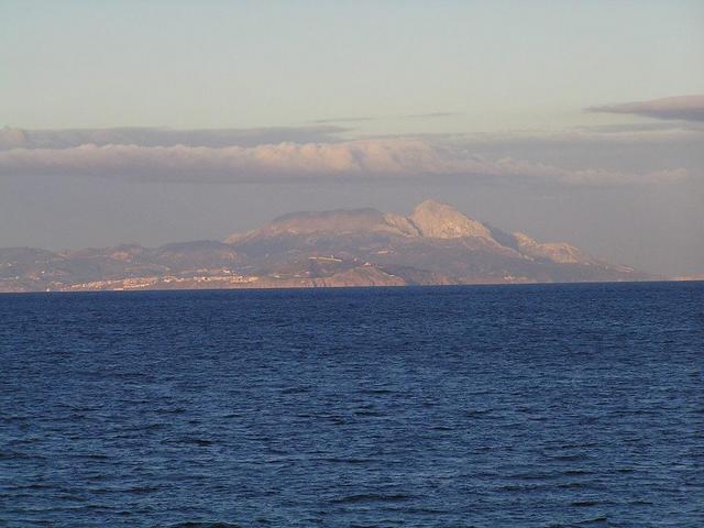 Monte Hacho at Ceuta seen from the confluence