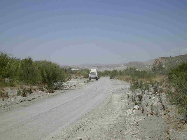 We were able to drive along the Rio Alías