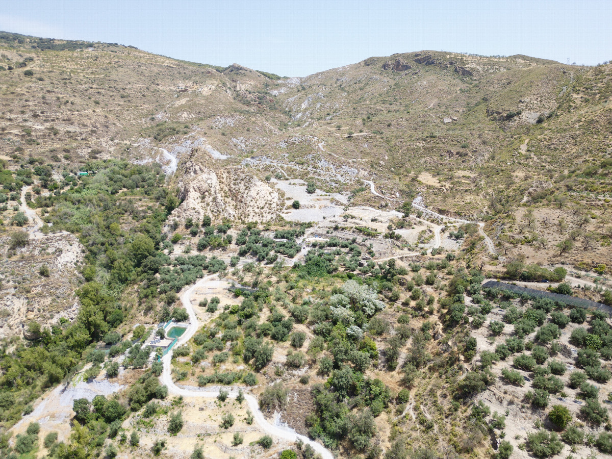 View East, from 120m above the point