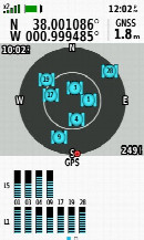 #3: My GPS receiver, 129m from the point