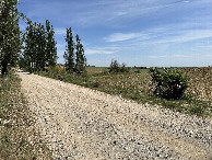 #9: Gravel Road right next to the confluence