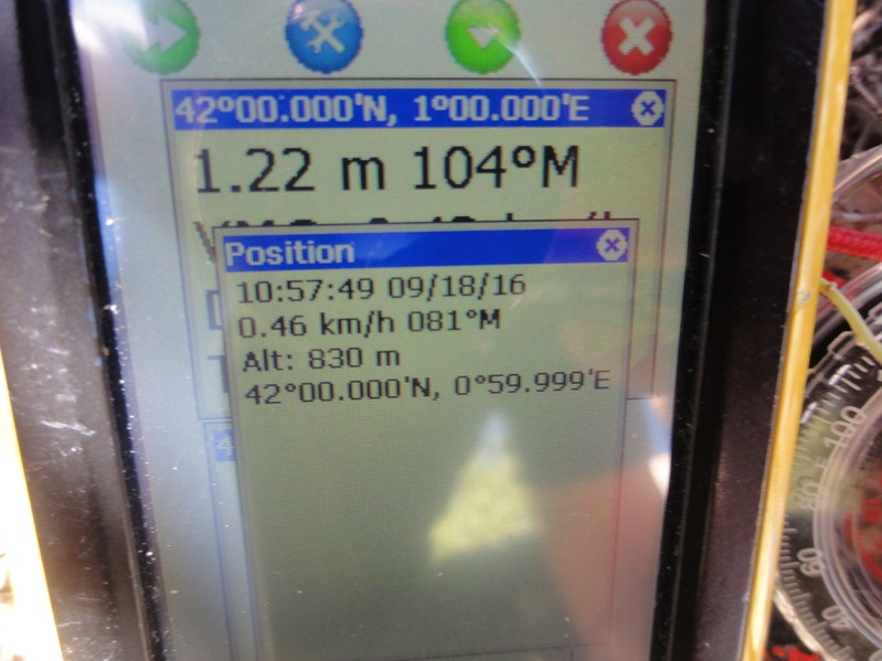 GPS screen