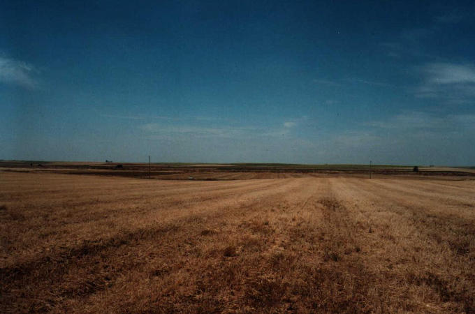 View west with our car visible a bit right from the center.