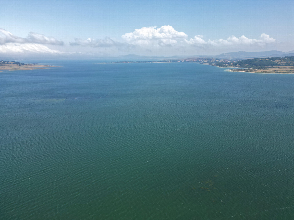 View East, from 120m above the point