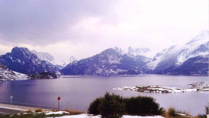 El embalse nevado