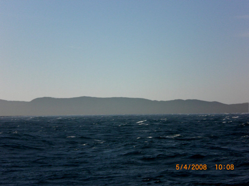 Looking south, coast of Spain