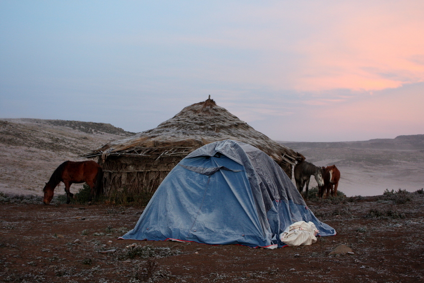 Morobawa Camp Site in the Bale Mountains National Park