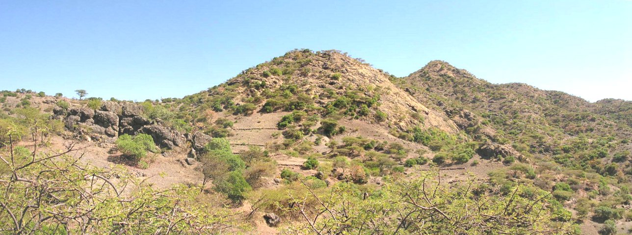 Panoramic view from northeast to northwest