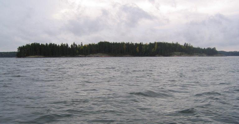 View of the confluence: just water