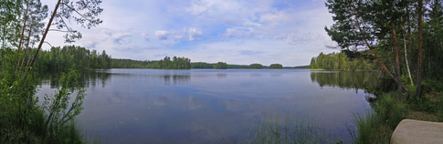 #1: The point is located in the middle of the lake