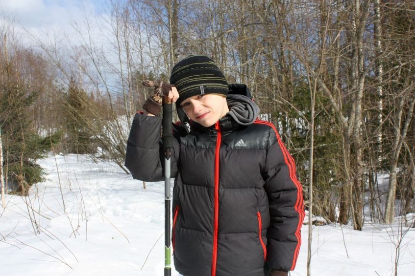 Dad, I need snowshoes too! / Пап, мне тоже нужны снегоступы!