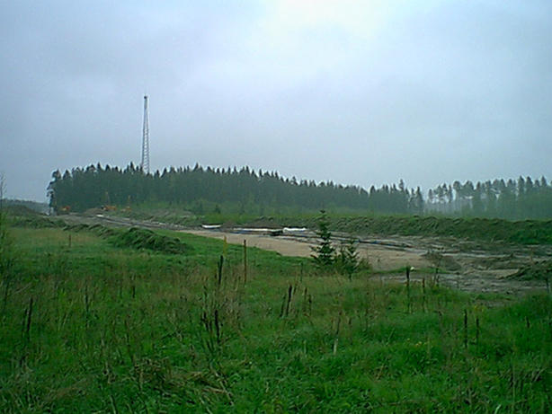 Confluence point, view eastbound.