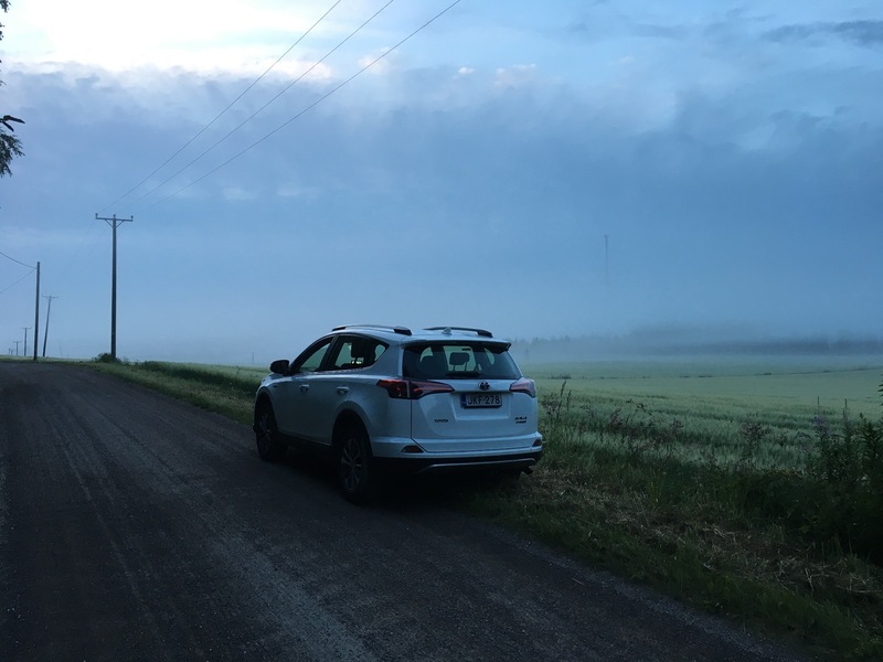 Parking the car 200 m from the Confluence