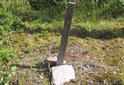 #4: Private land boundary marking stick