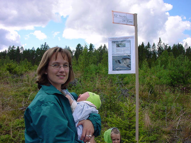 The youngest visitor: Lennart (8 weeks old)