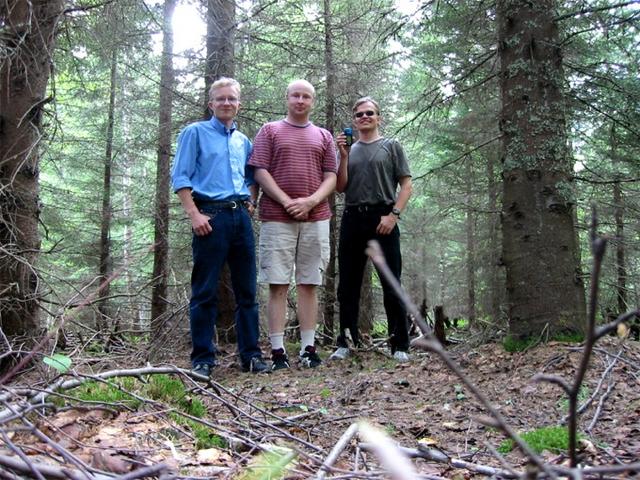 Confluence Hunters (from left) Joel Riikonen, Harri Hedman and Jouni Mäkelä