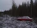 #8: The car wreck couple of hundreds of meters from confluence.