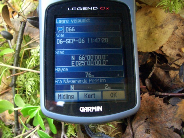 GPS reading