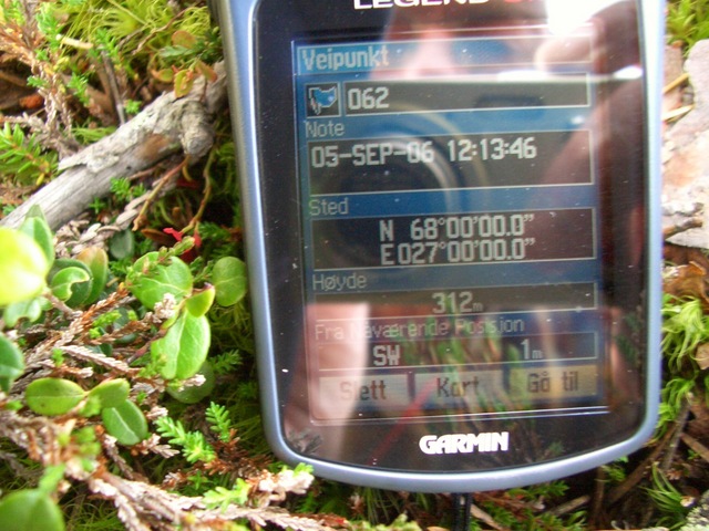 GPS reading