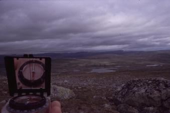 #1: The point,in front of the big rock, looking north