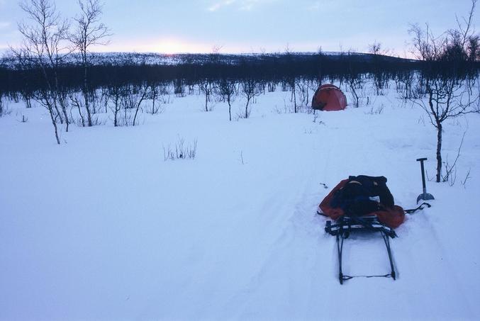 Sunrise at second camp