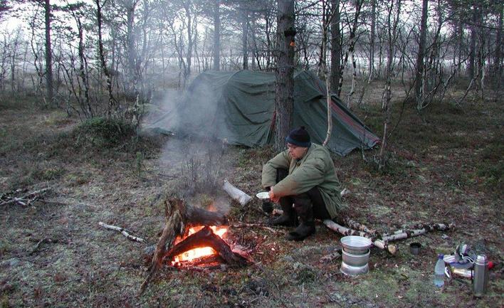 Camp at morning