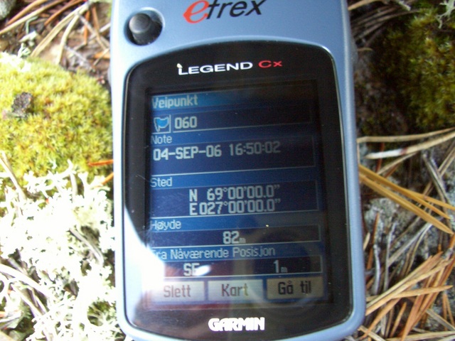 GPS reading