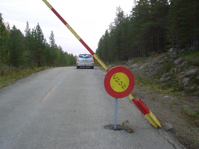 From an unmarked side road near the confluence point