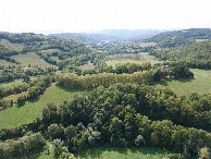 #10: View South, from 120m above the point