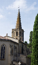 #12: The impressive-looking church in the small village of Chalabre, about 2km South of the point