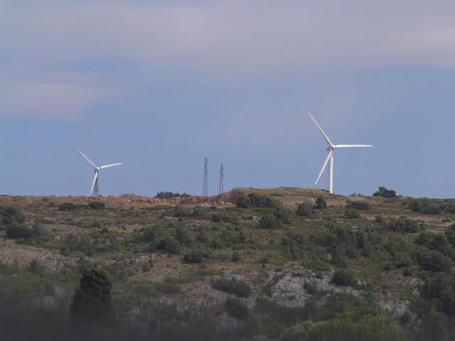 the rotors seen from the closest point of approach