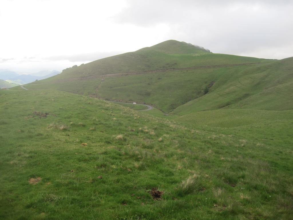 half way, view back to campingcar