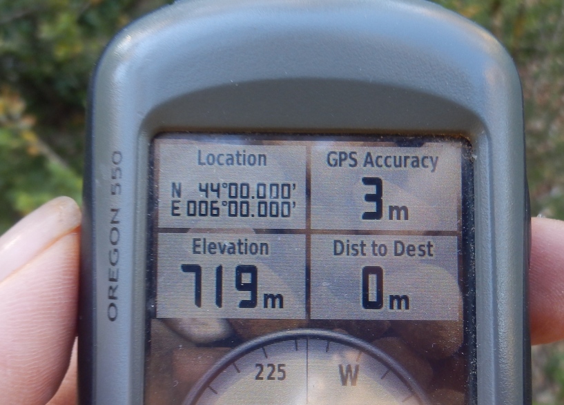 GPS reading