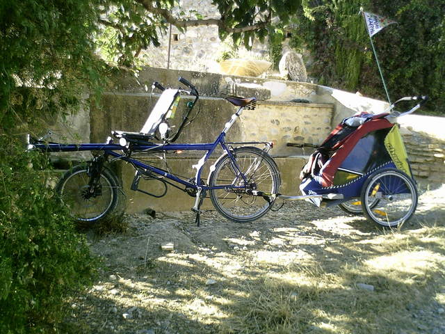 Our special tandem "Pino" with trailer