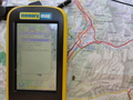 #6: GPS screen and area road map