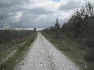 #6: way back to main road and junction at water tower