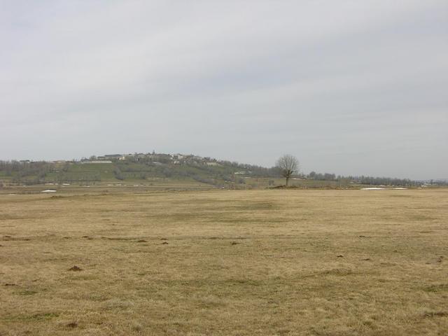 The point and view back to Les Termes / Der Confluence Punkt und Blick zurück nach Les Termes