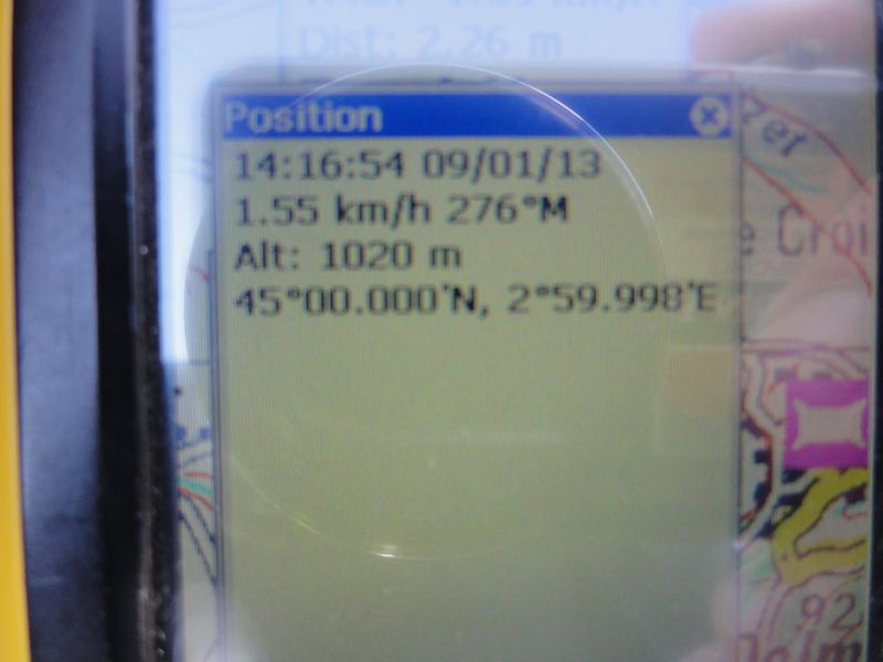 GPS screen